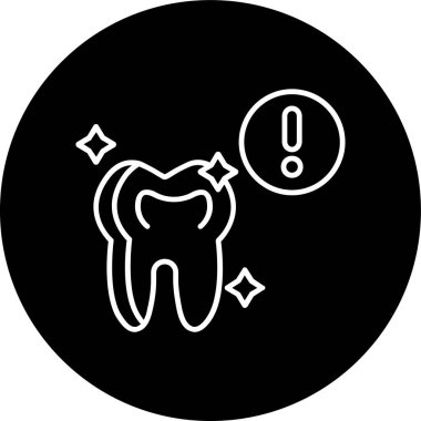 Diş Hattının ters dönmüş halkası. Web Kullanımı için Vektör İllüstrasyonu