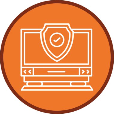 Monitor Line multi circle. Vector Illustration For Web Use