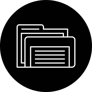 Dizin Satırı ters çevrilmiş çember. Web Kullanımı için Vektör İllüstrasyonu