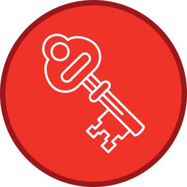 Key Line multi circle. Vector Illustration For Web Use