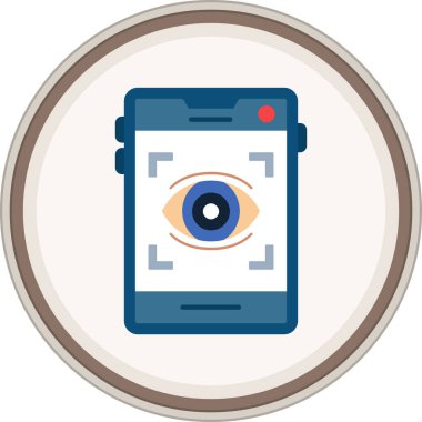 Göz düzlüğü çıkartması. Web Kullanımı için Vektör İllüstrasyonu