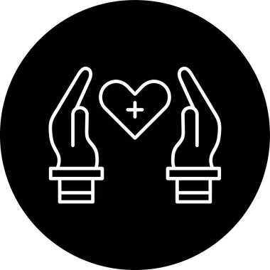 Sağlık Sigorta Hattı ters çevrilmiş. Web Kullanımı için Vektör İllüstrasyonu