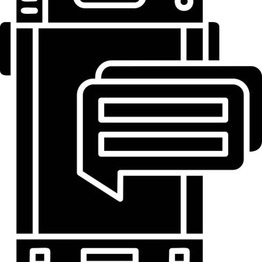 Akıllı telefonmuş. Web Kullanımı için Vektör İllüstrasyonu