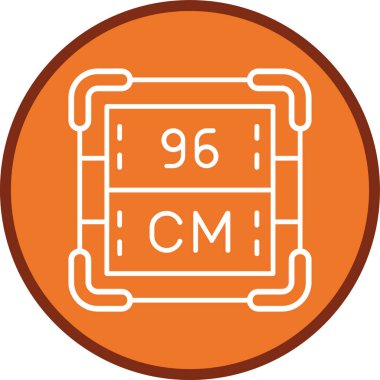 Curium Line çok daireli. Web Kullanımı için Vektör İllüstrasyonu