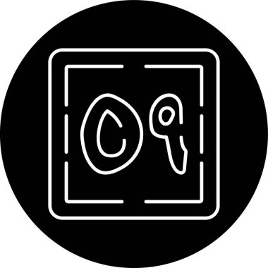 Tis 'a wa Khamsun Hattı ters çevrilmiş daire. Web Kullanımı için Vektör İllüstrasyonu