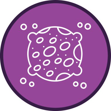 Ay Hattı çok daireli. Web Kullanımı için Vektör İllüstrasyonu