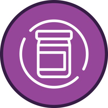 Jar Line multi circle. Vector Illustration For Web Use