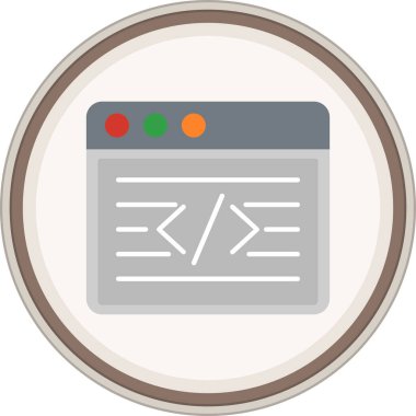 Kod İyimserleştirme Flat etiketi. Web Kullanımı için Vektör İllüstrasyonu