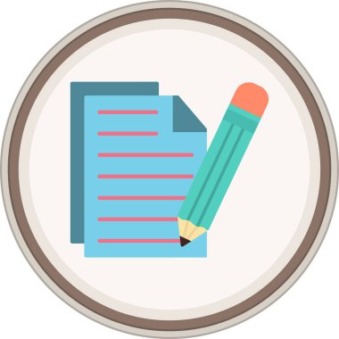 Form Düz Etiketi 'ne bağlan. Web Kullanımı için Vektör İllüstrasyonu