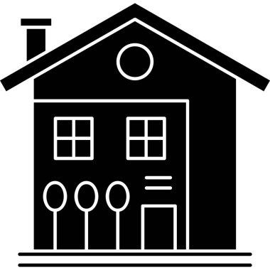 - Ev. Web Kullanımı için Vektör İllüstrasyonu