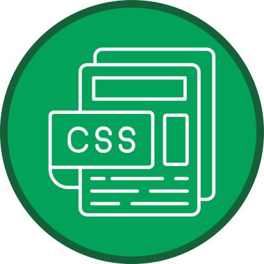 CSS Dosya Hattı çoklu daire. Web Kullanımı için Vektör İllüstrasyonu