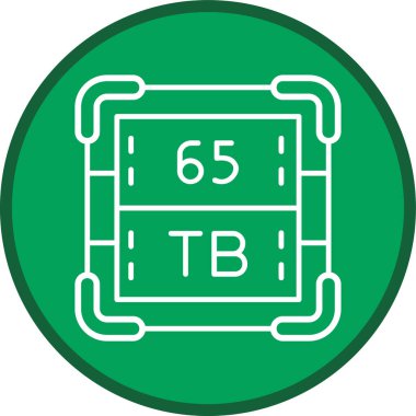 Terbiye Hattı çok daireli. Web Kullanımı için Vektör İllüstrasyonu