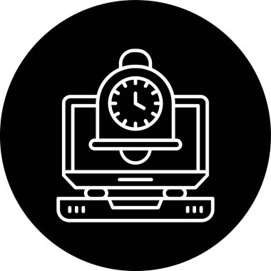 Çan Hattı 'nın ters çevrildiğini bildirin. Web Kullanımı için Vektör İllüstrasyonu