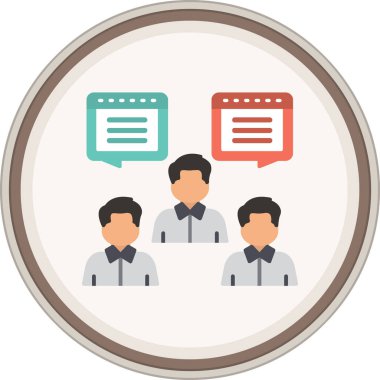 İletişim yasağı çıkartması. Web Kullanımı için Vektör İllüstrasyonu