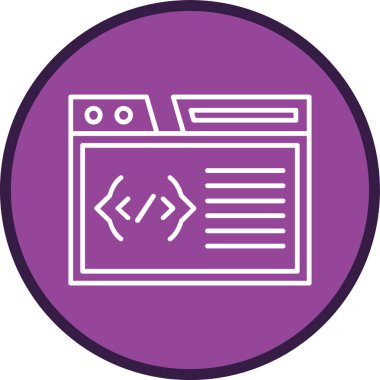 Tarayıcı Hattı çoklu dairesi. Web Kullanımı için Vektör İllüstrasyonu