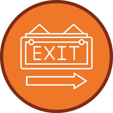 Çoklu daireyi imzalayın. Web Kullanımı için Vektör İllüstrasyonu