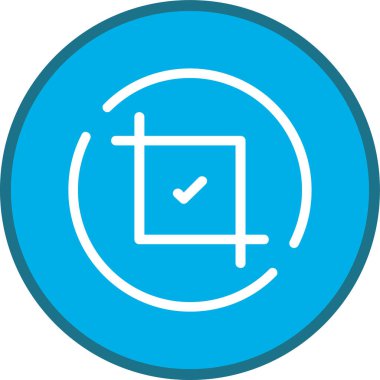 Tool-crop Line multi circle. Vector Illustration For Web Use