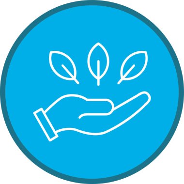 Doğal Malzemeler Hattı çok daireli. Web Kullanımı için Vektör İllüstrasyonu