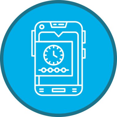 Zaman çizgisi çoklu daire. Web Kullanımı için Vektör İllüstrasyonu