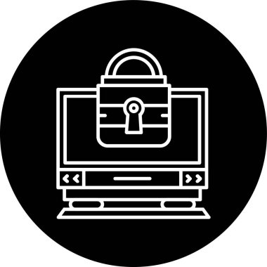 Ters çevrilmiş halkayı görüntüle. Web Kullanımı için Vektör İllüstrasyonu