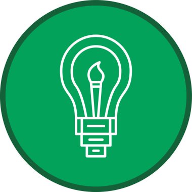 Yaratıcı Tasarım Hattı çoklu dairesi. Web Kullanımı için Vektör İllüstrasyonu