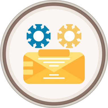 Davetiye Yönetimi Flat etiketi. Web Kullanımı için Vektör İllüstrasyonu