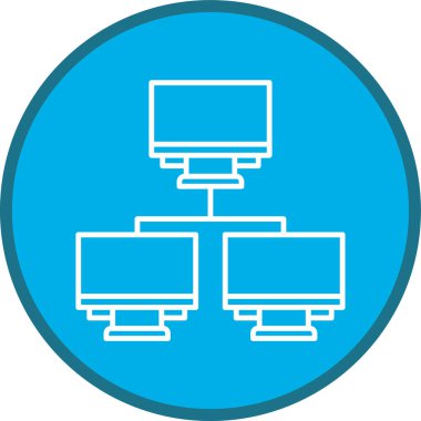 Network Line multi circle. Vector Illustration For Web Use
