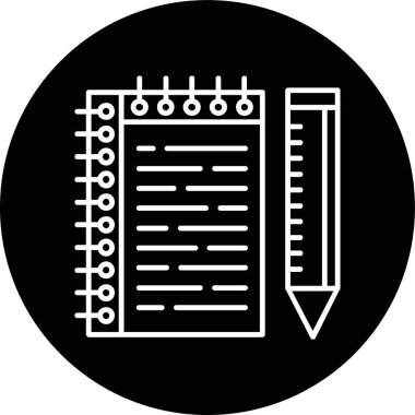 Satır ters çevrilmiş çember yazılıyor. Web Kullanımı için Vektör İllüstrasyonu