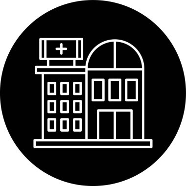 Hastane hattı ters dönmüş. Web Kullanımı için Vektör İllüstrasyonu