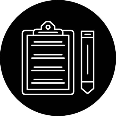 Satır ters çevrilmiş çemberi yaz. Web Kullanımı için Vektör İllüstrasyonu