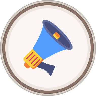 Sosyal medya etiketi var. Web Kullanımı için Vektör İllüstrasyonu