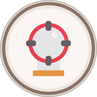 Frame Flat sticker. Vector Illustration For Web Use