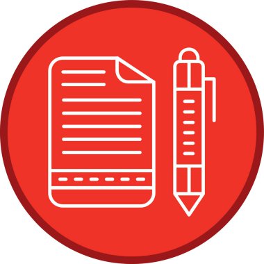 Çoklu Satır Çemberi yaz. Web Kullanımı için Vektör İllüstrasyonu