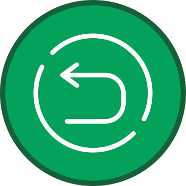 Çoklu halkayı geri al. Web Kullanımı için Vektör İllüstrasyonu