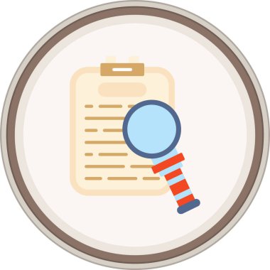 Guarantee Flat sticker. Vector Illustration For Web Use