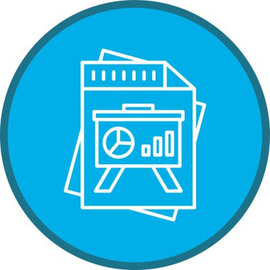 Presentation Line multi circle. Vector Illustration For Web Use