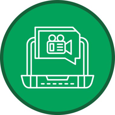 Soru Hattı çoklu daire. Web Kullanımı için Vektör İllüstrasyonu