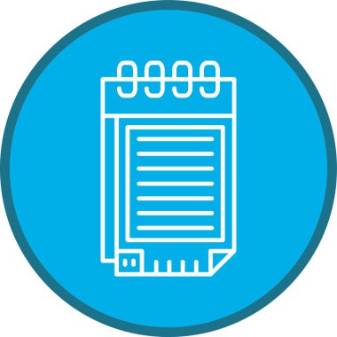 Notlar satır çoklu daire. Web Kullanımı için Vektör İllüstrasyonu