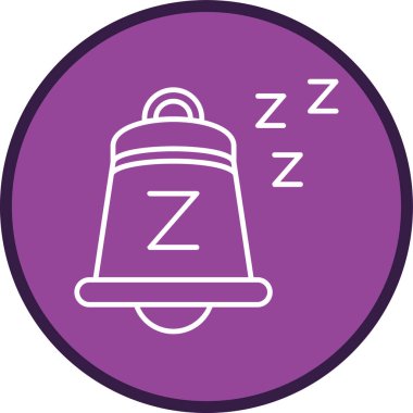 Uyku Hattı çoklu daire. Web Kullanımı için Vektör İllüstrasyonu