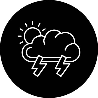 Işık çizgisi ters dönmüş daire. Web Kullanımı için Vektör İllüstrasyonu