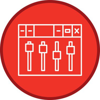 Settings Line multi circle. Vector Illustration For Web Use