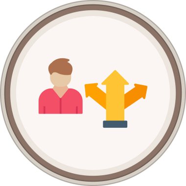 İstikamet düz etiket. Web Kullanımı için Vektör İllüstrasyonu