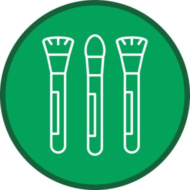 Fırça Hattı çoklu daire. Web Kullanımı için Vektör İllüstrasyonu