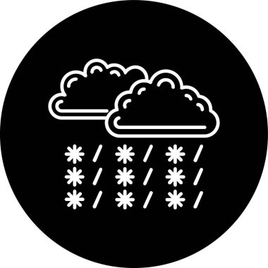 Bulut Hattı ters dönmüş daire. Web Kullanımı için Vektör İllüstrasyonu