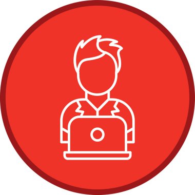 Working Line multi circle. Vector Illustration For Web Use