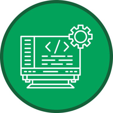 Web Development Line multi circle. Vector Illustration For Web Use