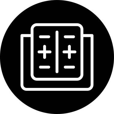 Kitap-tıbbi hat ters çevrilmiş. Web Kullanımı için Vektör İllüstrasyonu