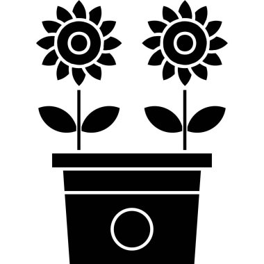 Flowerpot. Vector Illustration For Web Use