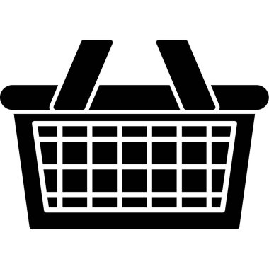 Alışveriş sepeti. Web Kullanımı için Vektör İllüstrasyonu