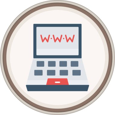 Web sitesi düz etiket. Web Kullanımı için Vektör İllüstrasyonu